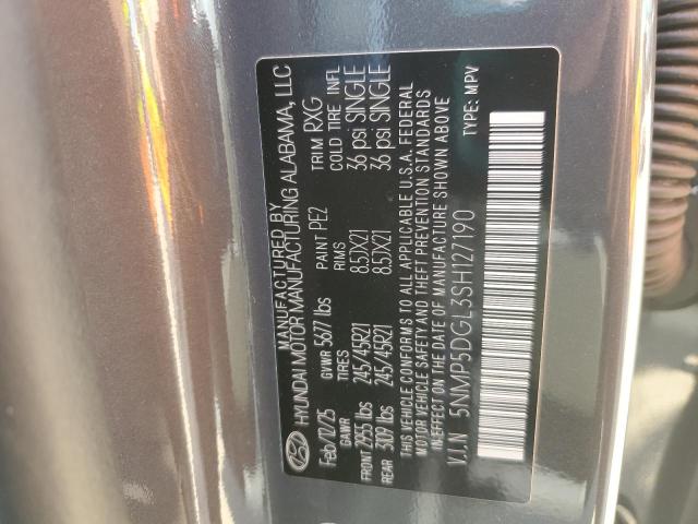 2025 HYUNDAI SANTA FE CALLIGRAPHY 5NMP5DGL3SH127190