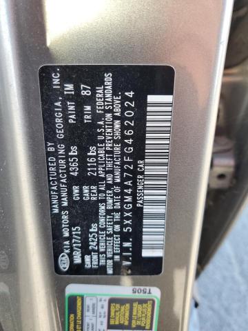 2015 KIA OPTIMA LX 5XXGM4A72FG462024