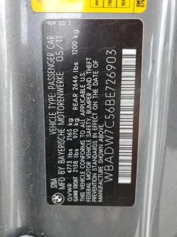 2011 BMW 328 I SULEV - WBADW7C56BE726903