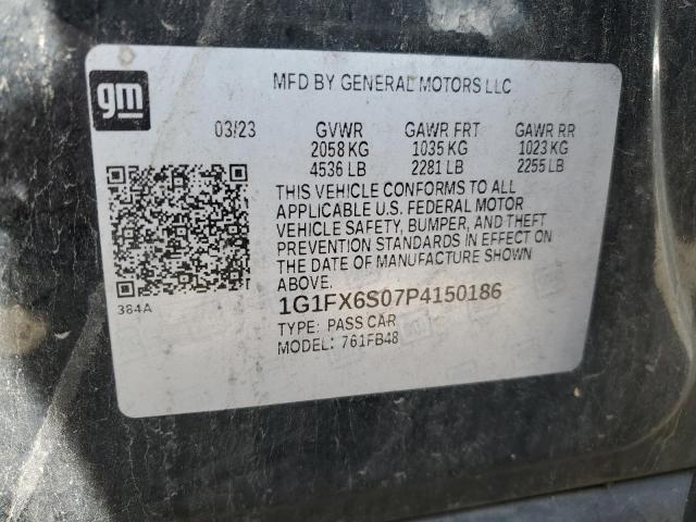 2023 CHEVROLET BOLT EV 2L 1G1FX6S07P4150186