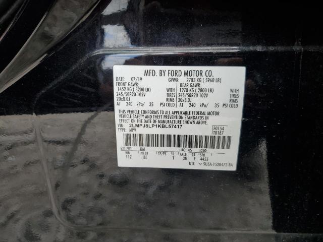 2019 LINCOLN NAUTILUS R 2LMPJ8LP1KBL57417
