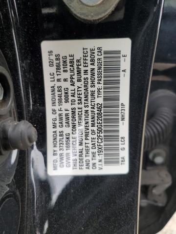 2016 HONDA CIVIC LX 19XFC2F50GE208462