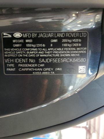 2024 JAGUAR F-TYPE R D SAJDF5EE5RCK84580