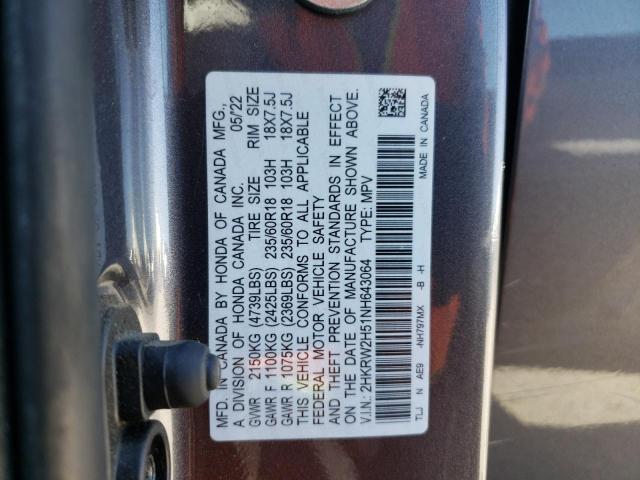 2022 HONDA CR-V EX 2HKRW2H51NH643064