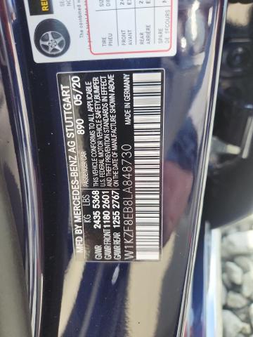 2020 MERCEDES-BENZ E 350 4MAT W1KZF8EB8LA848730