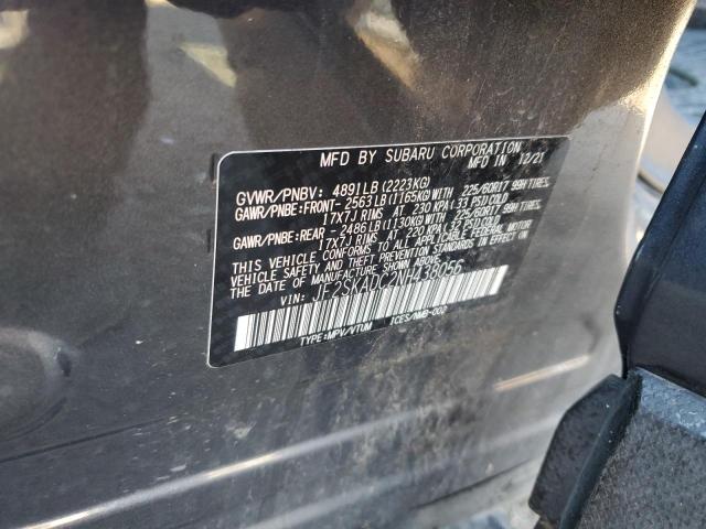 2022 SUBARU FORESTER PREMIUM JF2SKADC2NH438056