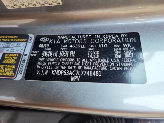 2020 KIA SPORTAGE S KNDP63AC7L7746481