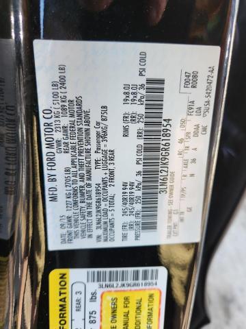 2016 LINCOLN MKZ 3LN6L2JK9GR618954
