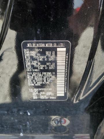 2015 NISSAN QUEST S JN8AE2KP3F9121383