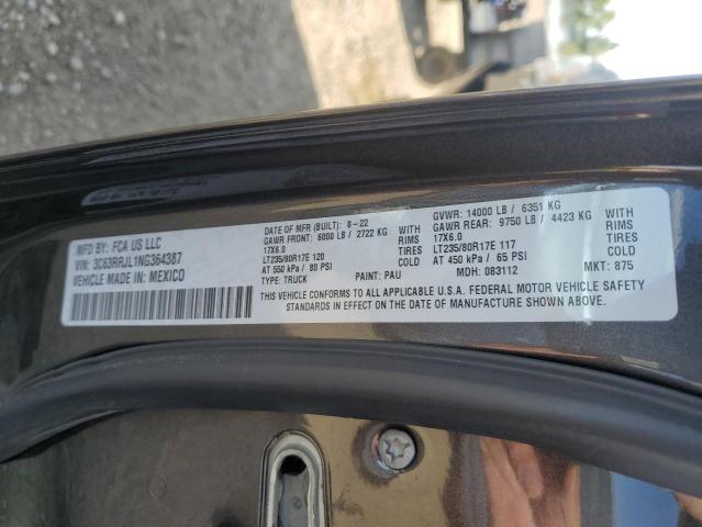 2022 RAM 3500 LARAMIE CREW CA #3294312874