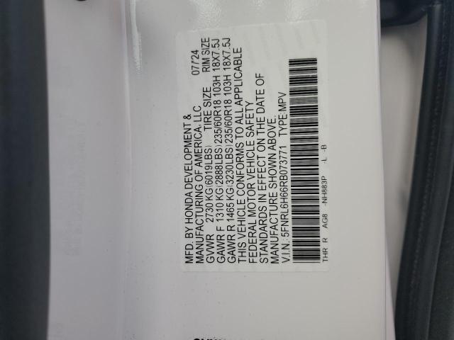 2024 HONDA ODYSSEY EX 5FNRL6H66RB073771