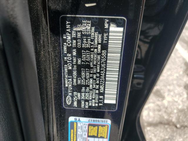 2018 HYUNDAI TUCSON SE KM8J23A48JU676588