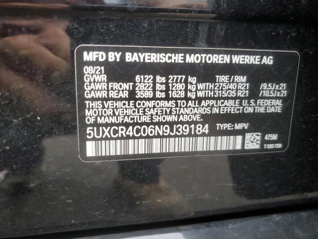 2022 BMW X5 SDRIVE 5UXCR4C06N9J39184