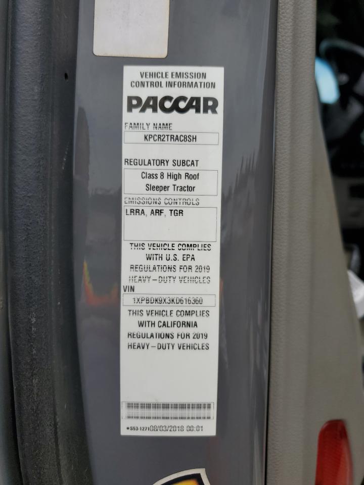 Lot #3223246783 2019 PETERBILT TRACTOR 579