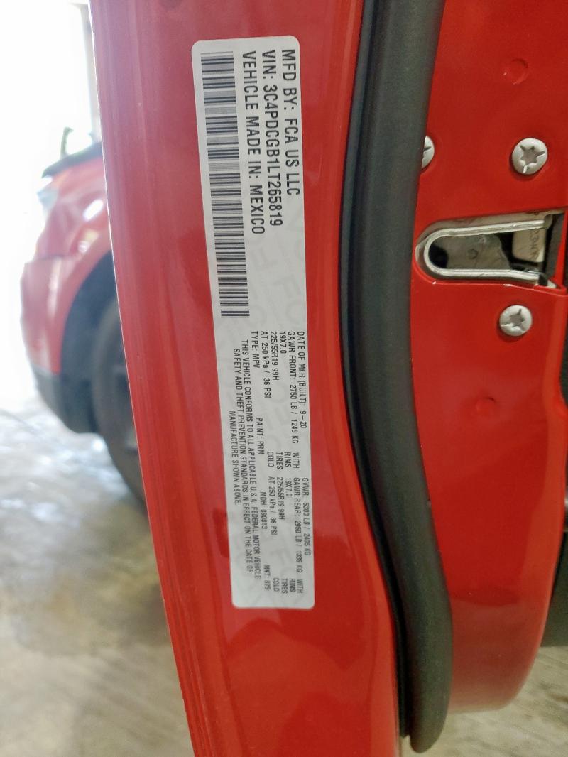 2020 DODGE JOURNEY CR 3C4PDCGB1LT265819