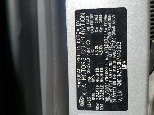 2017 KIA SOUL KNDJN2A23H7442923