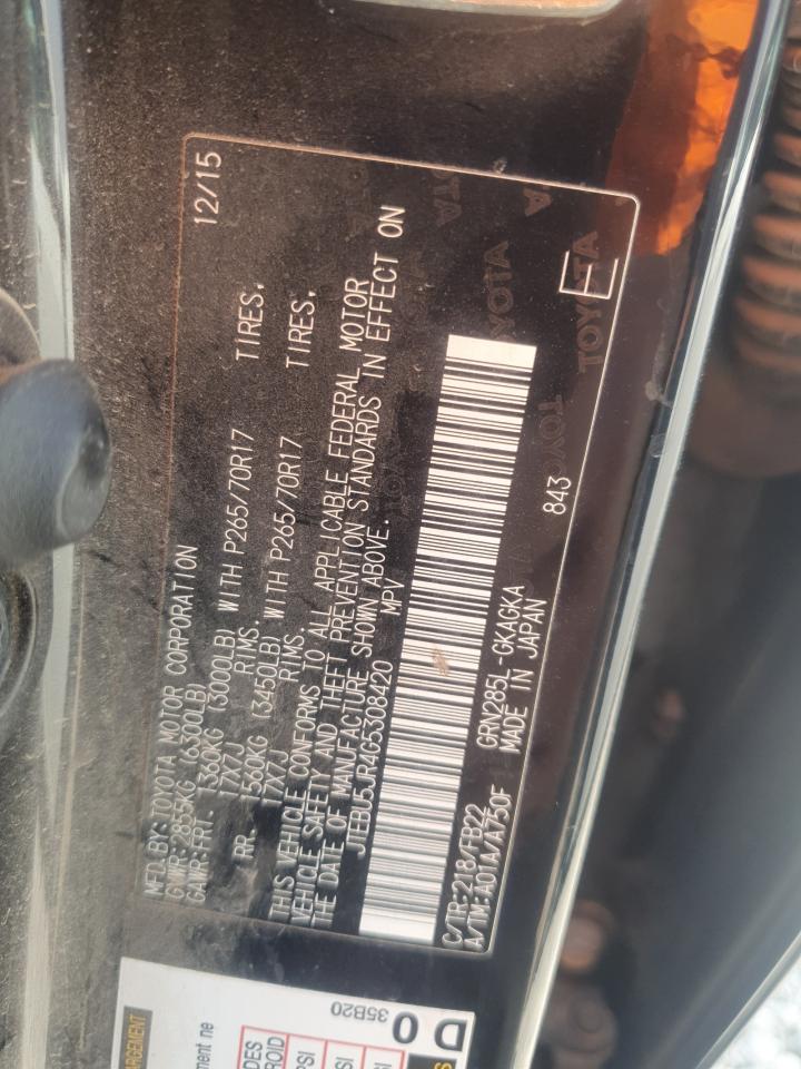 TOYOTA 4RUNNER SR5/SR5 PREMIUM