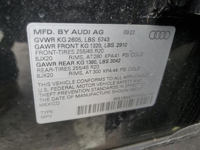 2023 AUDI SQ5 PREMIU WA1B4AFY7P2037748
