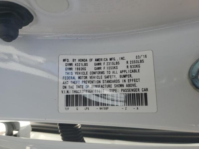 2016 HONDA ACCORD SPO 1HGCR2F65GA165655