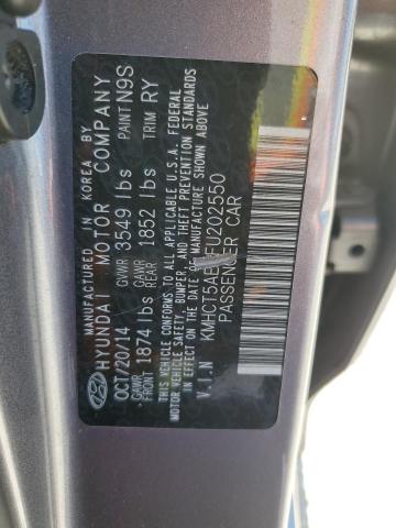 2015 HYUNDAI ACCENT GS KMHCT5AE1FU202550