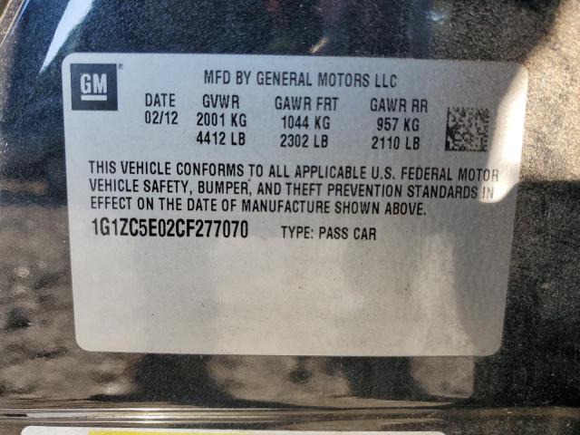 2012 CHEVROLET MALIBU 1LT - 1G1ZC5E02CF277070