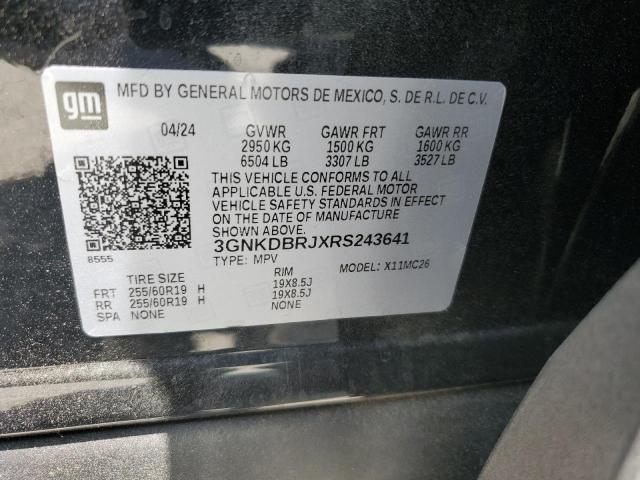 2024 CHEVROLET BLAZER 2LT - 3GNKDBRJXRS243641