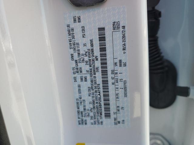 2025 FORD BRONCO OUTER BANKS 1FMEE8BP2SLA47575