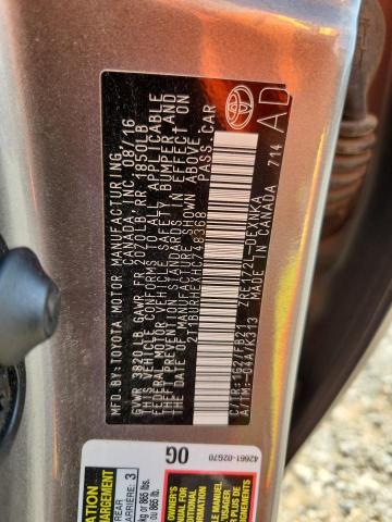 2017 TOYOTA COROLLA L - 2T1BURHEXHC748368