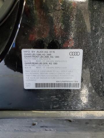 2015 AUDI Q5 PREMIUM WA1LFAFP9FA087304