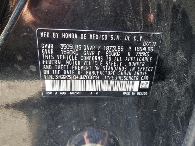 2018 HONDA FIT EX 3HGGK5H04JM705619
