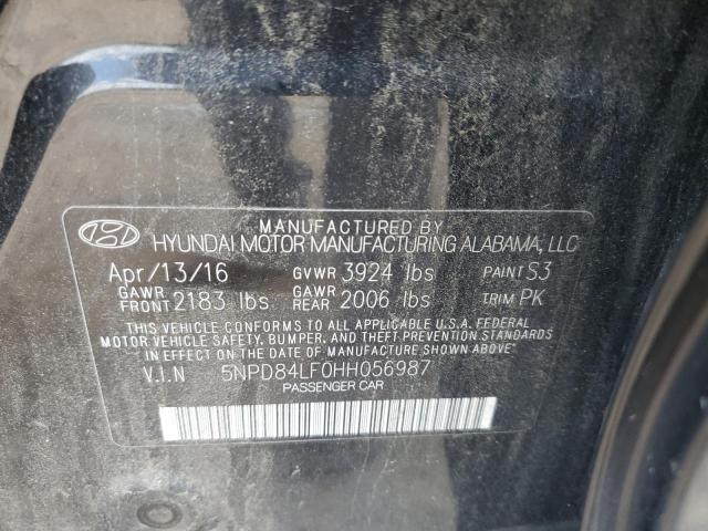 2017 HYUNDAI ELANTRA SE 5NPD84LF0HH056987