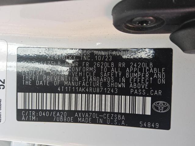 2024 TOYOTA CAMRY SE N - 4T1T11AK4RU871243