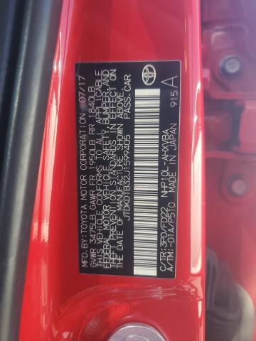 2018 TOYOTA PRIUS C JTDKDTB32J1599405