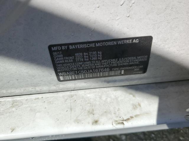 2018 BMW 330E WBA8E1C50JA167646
