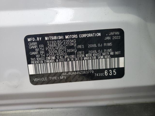 2022 MITSUBISHI OUTLANDER SE #3282509862