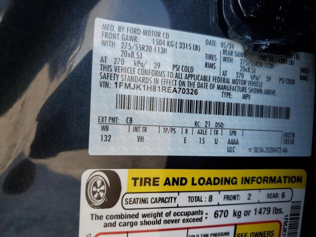 2024 FORD EXPEDITION 1FMJK1H81REA70326
