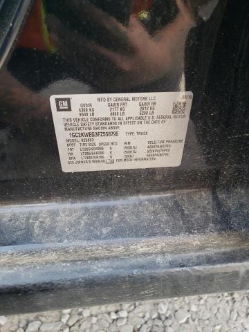 2015 CHEVROLET SILVERADO 1GC2KWEG3FZ558795