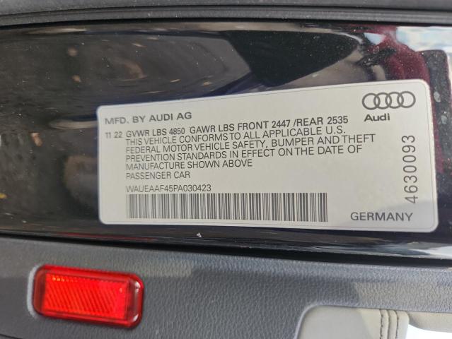 2023 AUDI A4 PREMIUM - WAUEAAF45PA030423