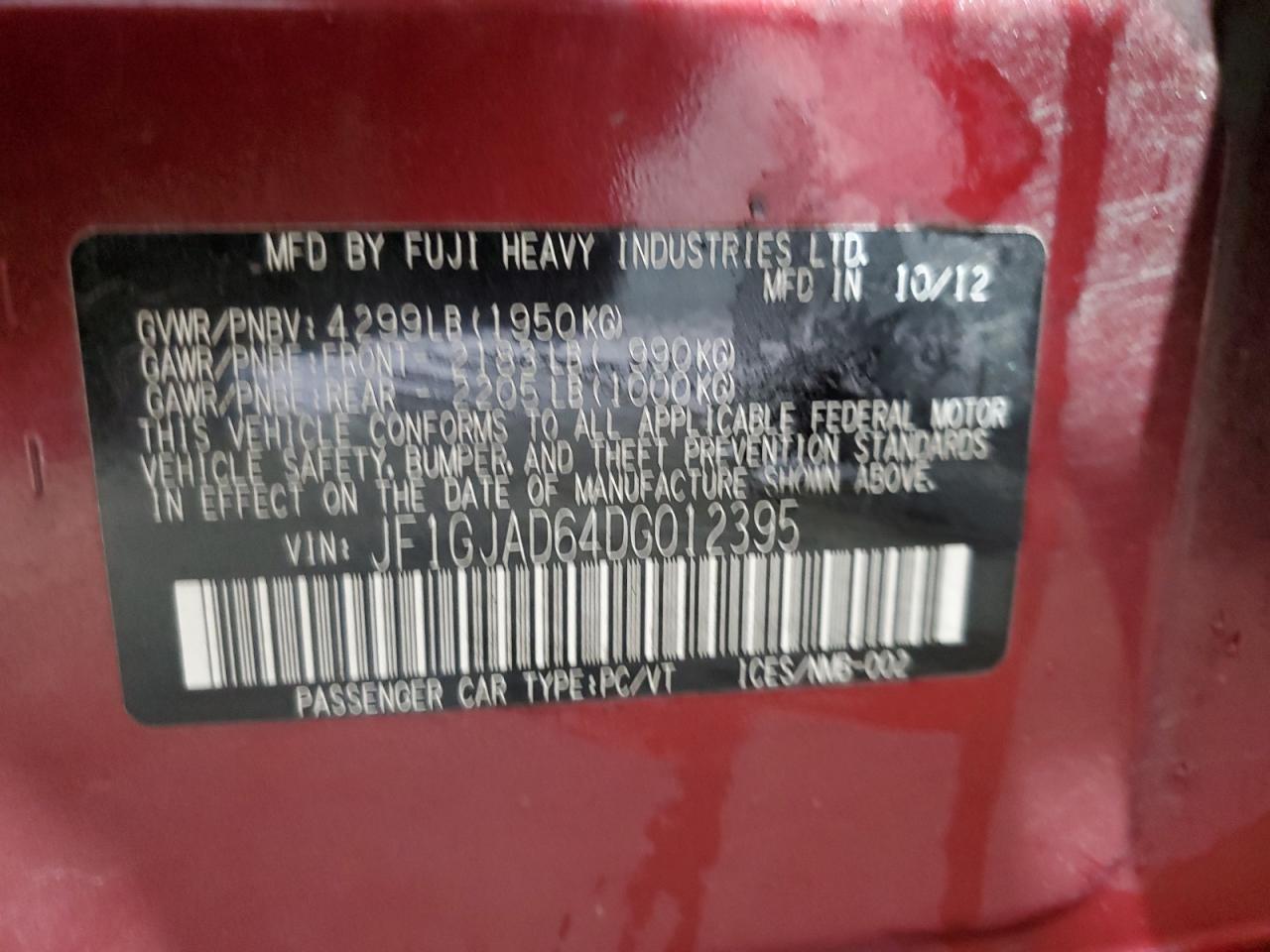 SUBARU IMPREZA PREMIUM