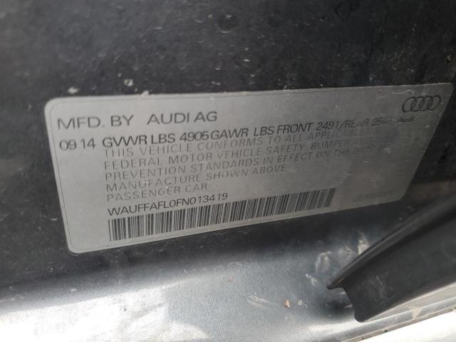 2015 AUDI A4 PREMIUM PLUS WAUFFAFL0FN013419