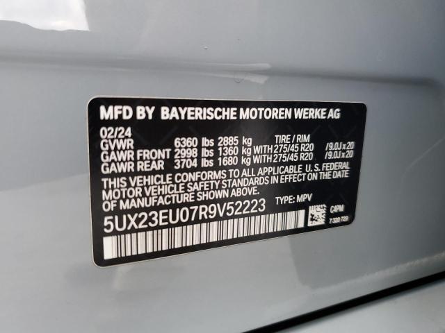 2024 BMW X5 XDRIVE40I 5UX23EU07R9V52223