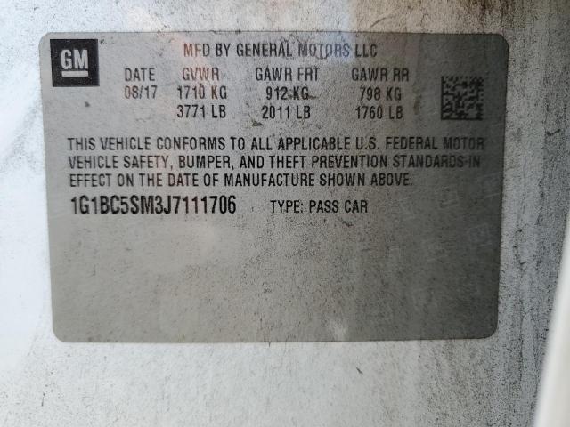 2018 CHEVROLET CRUZE LS - 1G1BC5SM3J7111706
