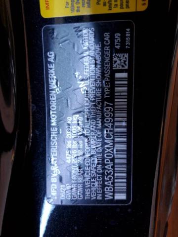 2021 BMW 430I - WBA53AP0XMCH49997