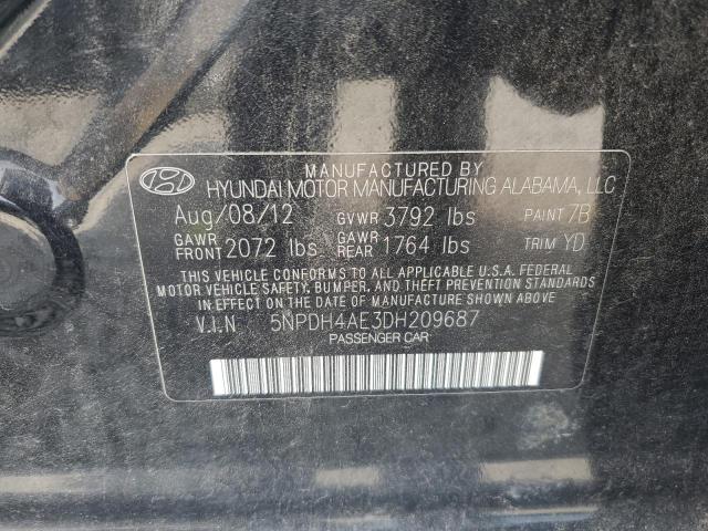 2013 HYUNDAI ELANTRA GL - 5NPDH4AE3DH209687