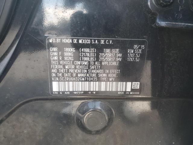 2016 HONDA HR-V LX 3CZRU6H32GM710435