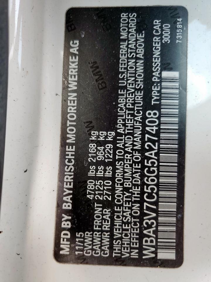 BMW 4 SERIES I SULEV