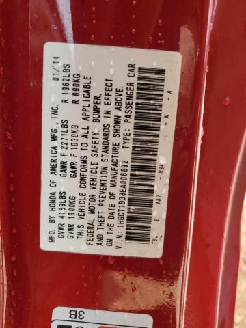 2014 HONDA ACCORD LX- #3278742618