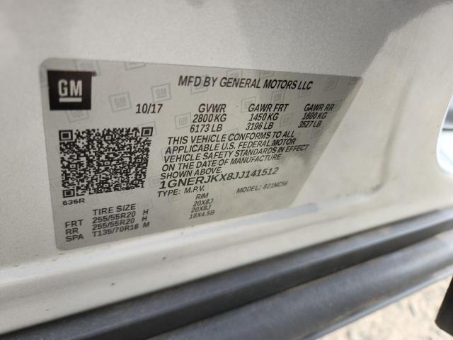 2018 CHEVROLET TRAVERSE R 1GNERJKX8JJ141512