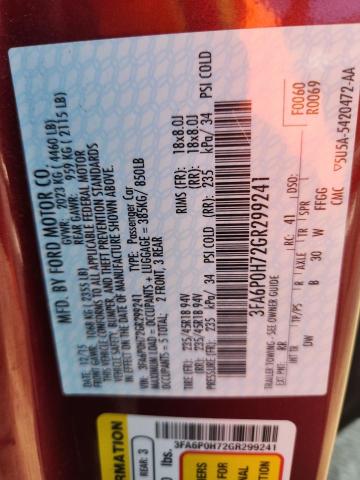 2016 FORD FUSION SE 3FA6P0H72GR299241