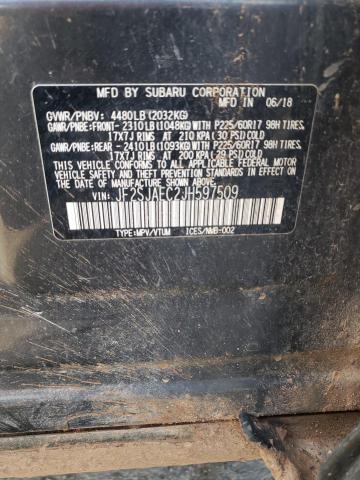 2018 SUBARU FORESTER 2 - JF2SJAEC2JH597509
